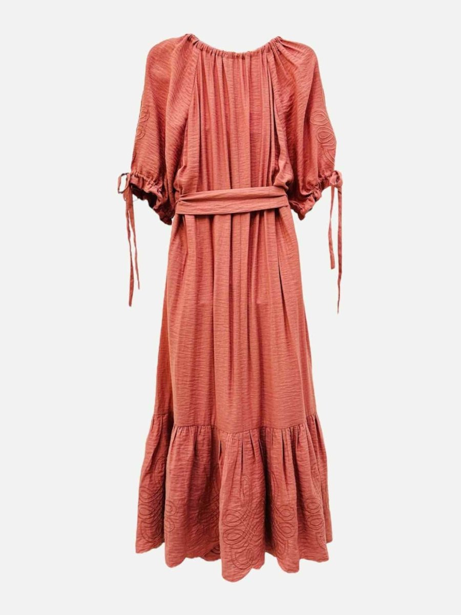 Pre - loved BOHOLOVES ELIF MISIRLI Coral Size US 6 Long Dress at Reems Closet