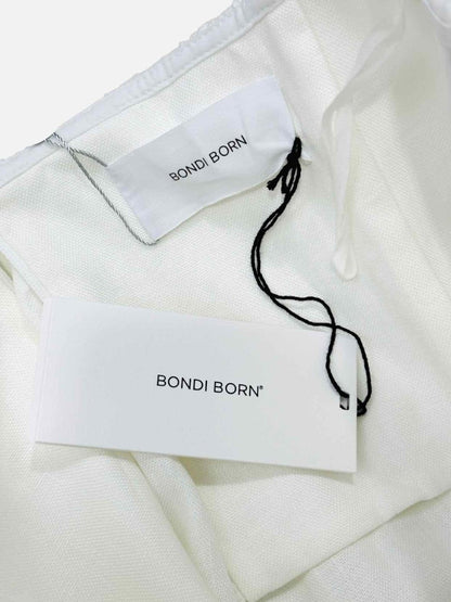 Pre - loved BONDI BORN Strapless White Top at Reems Closet