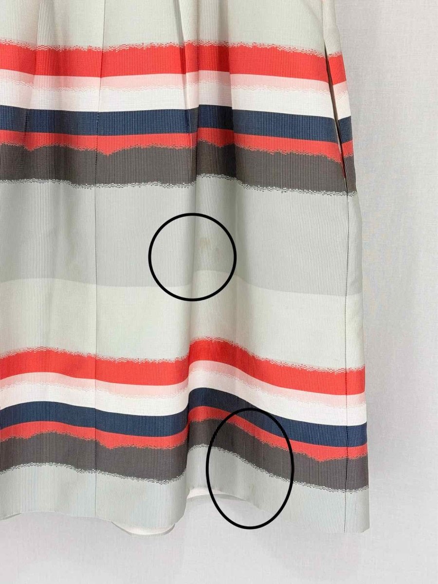 Pre-loved BOSS Beige Multicolor Size US 4 Knee Length Dress at Reems Closet