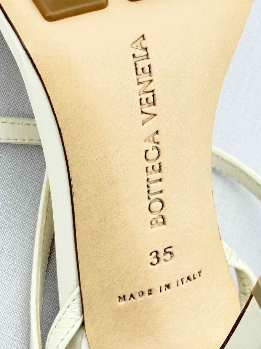 Pre - loved BOTTEGA VENETA Beige Size EU 35 Heeled Sandals at Reems Closet
