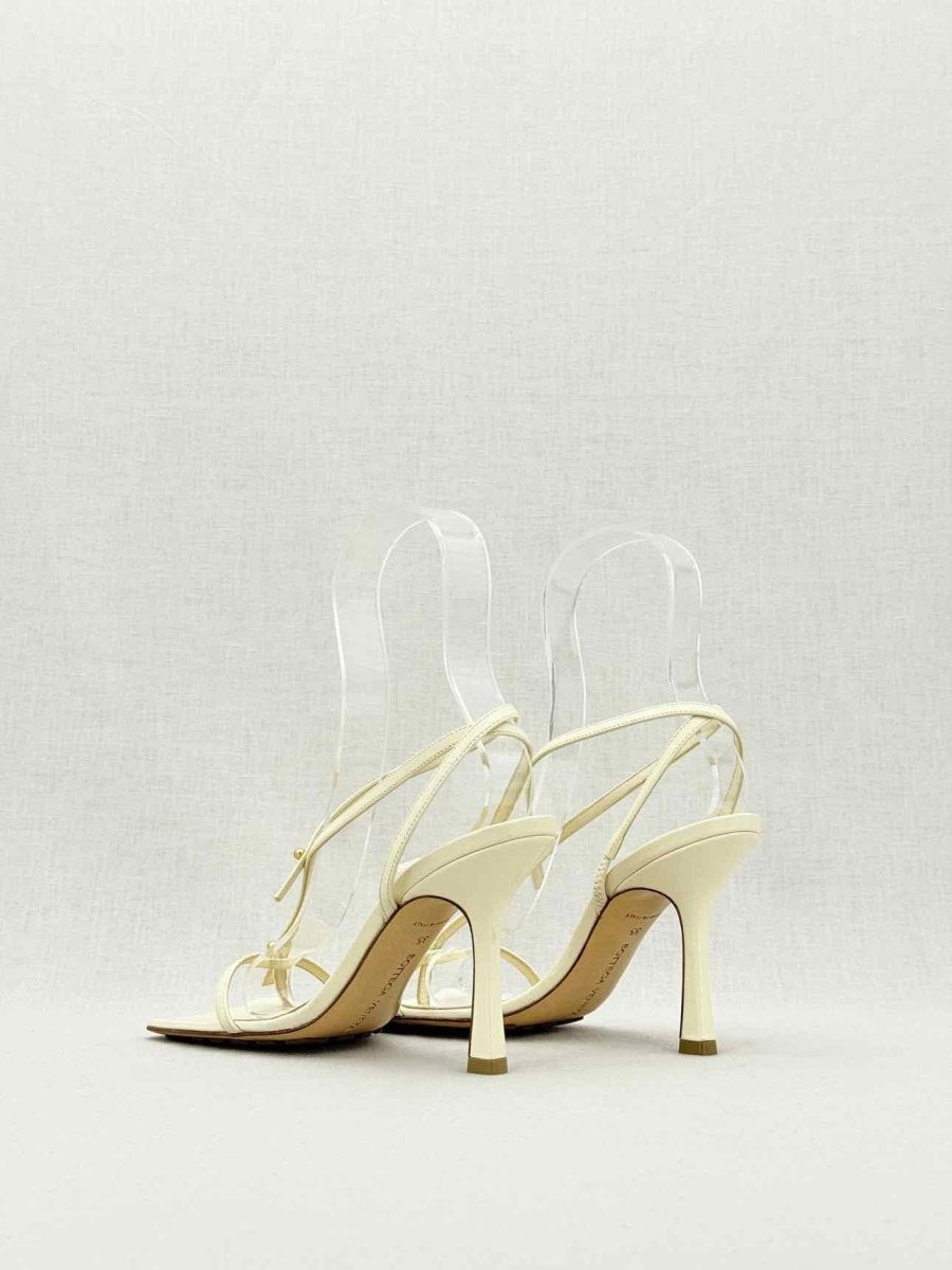 Pre - loved BOTTEGA VENETA Beige Size EU 35 Heeled Sandals at Reems Closet