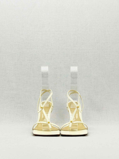 Pre - loved BOTTEGA VENETA Beige Size EU 35 Heeled Sandals at Reems Closet
