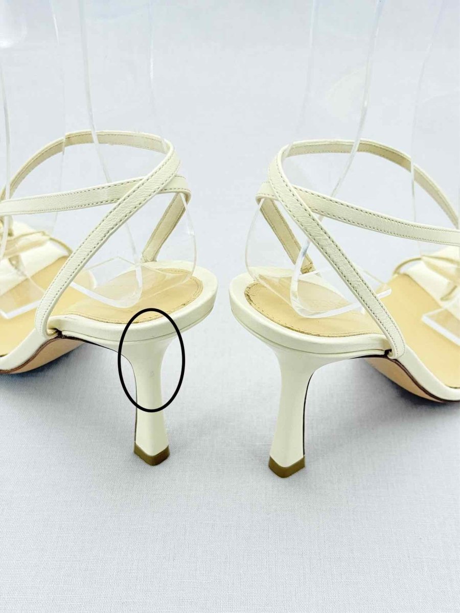 Pre - loved BOTTEGA VENETA Beige Size EU 35 Heeled Sandals at Reems Closet