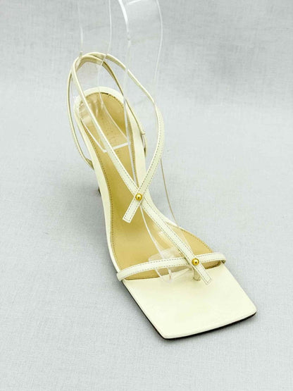 Pre - loved BOTTEGA VENETA Beige Size EU 35 Heeled Sandals at Reems Closet
