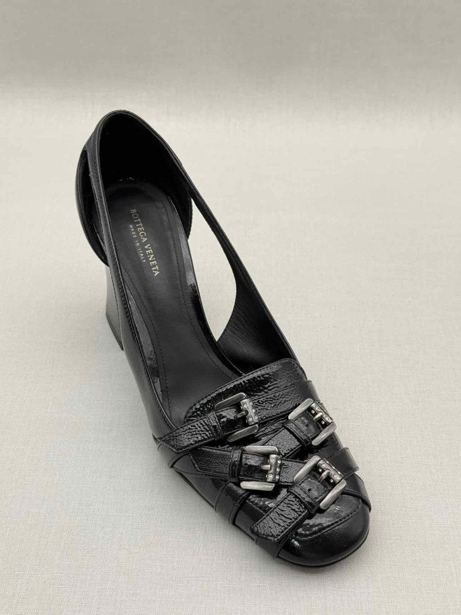 Pre - loved BOTTEGA VENETA Black Size EU 37.5 Pumps at Reems Closet