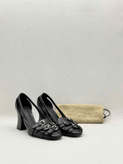 Pre - loved BOTTEGA VENETA Black Size EU 37.5 Pumps at Reems Closet
