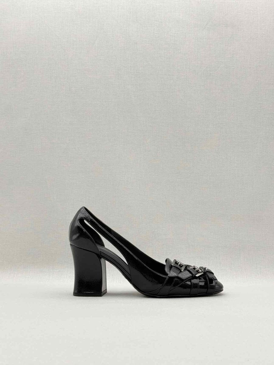Pre - loved BOTTEGA VENETA Black Size EU 37.5 Pumps at Reems Closet