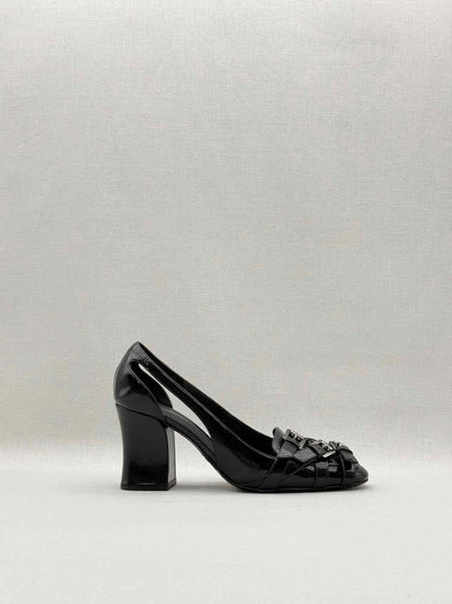 Pre - loved BOTTEGA VENETA Black Size EU 37.5 Pumps at Reems Closet