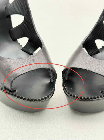 Pre - loved BOTTEGA VENETA Black Size EU 38.5 Slingbacks at Reems Closet