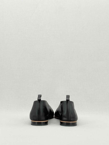 Pre - loved BOTTEGA VENETA Black Size EU 39.5 Flat Shoes at Reems Closet