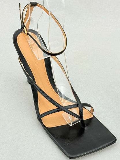 Pre - loved BOTTEGA VENETA Black Size EU 40 Heeled Sandals at Reems Closet