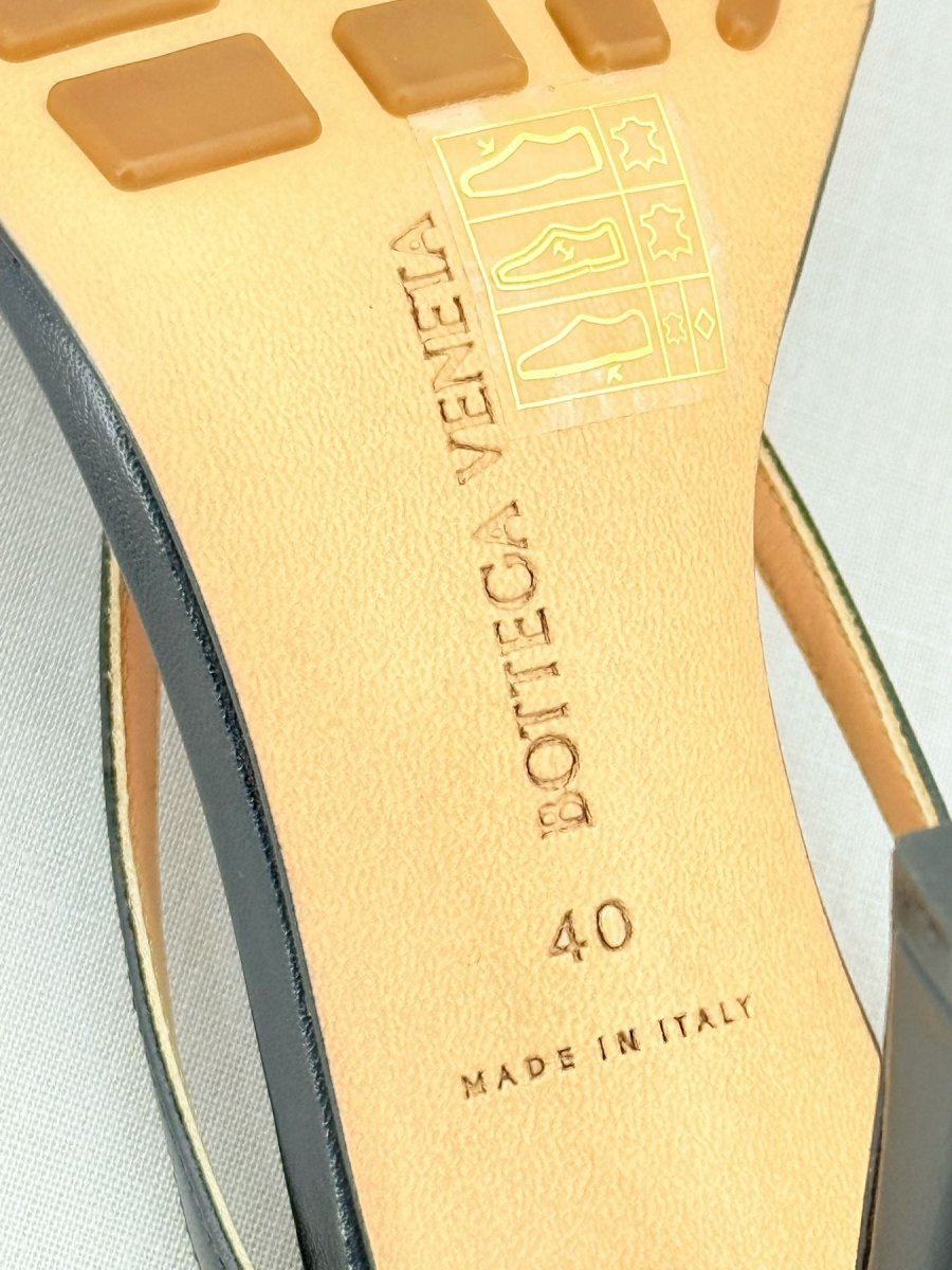 Pre - loved BOTTEGA VENETA Black Size EU 40 Heeled Sandals at Reems Closet