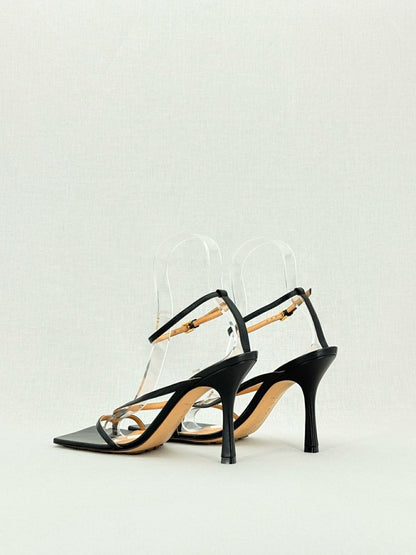 Pre - loved BOTTEGA VENETA Black Size EU 40 Heeled Sandals at Reems Closet