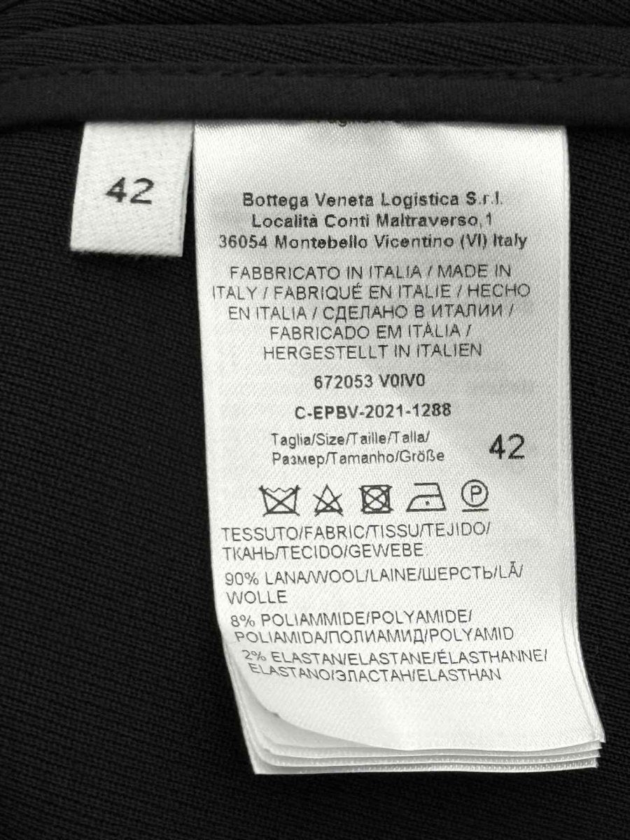 Pre - loved BOTTEGA VENETA Black Size US 6 Coat at Reems Closet