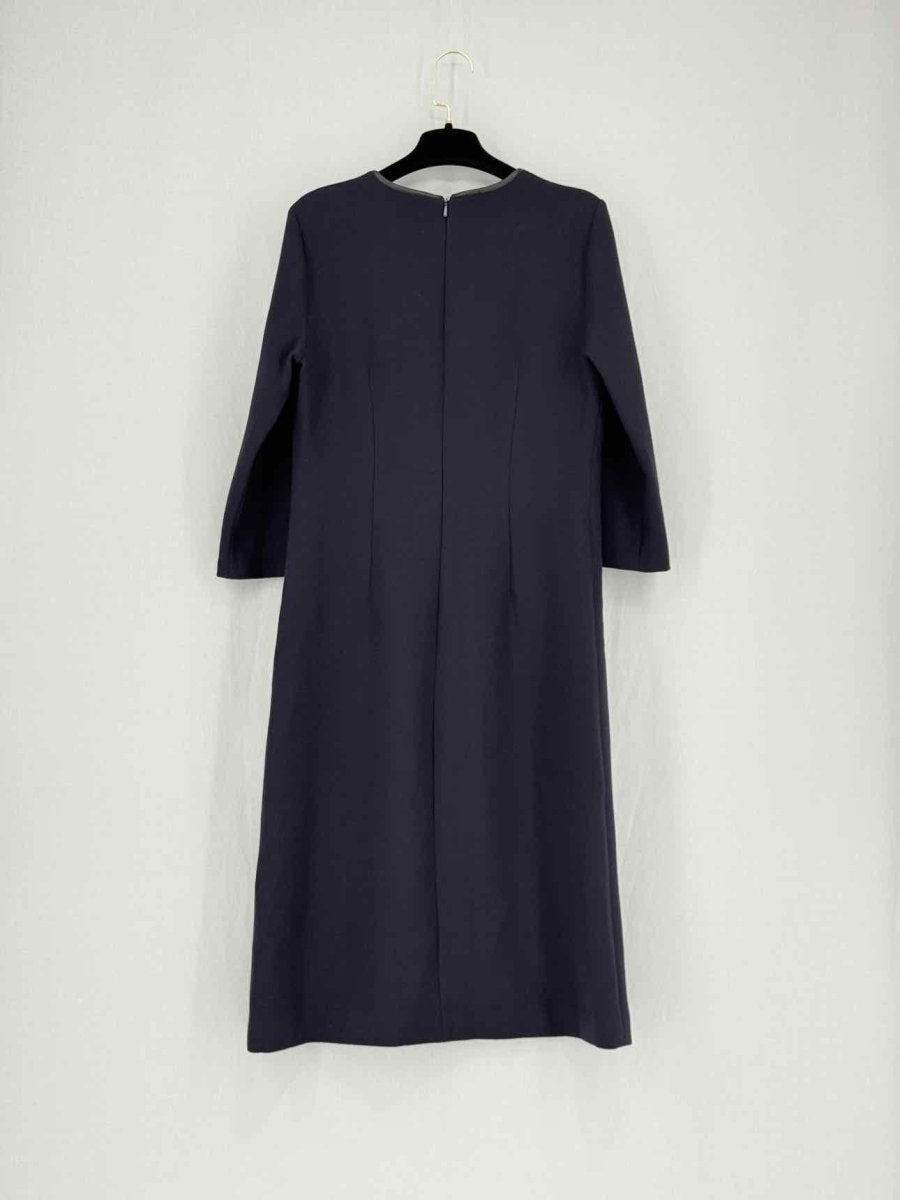 Pre - loved BOTTEGA VENETA Black Size US 6 Midi Dress at Reems Closet
