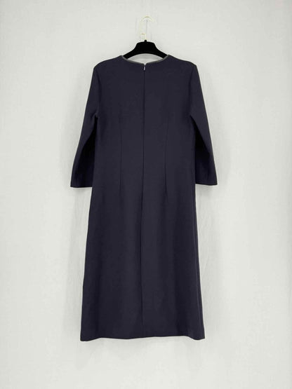 Pre - loved BOTTEGA VENETA Black Size US 6 Midi Dress at Reems Closet