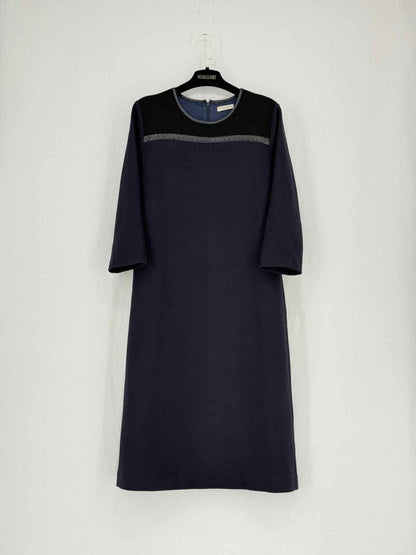 Pre - loved BOTTEGA VENETA Black Size US 6 Midi Dress at Reems Closet