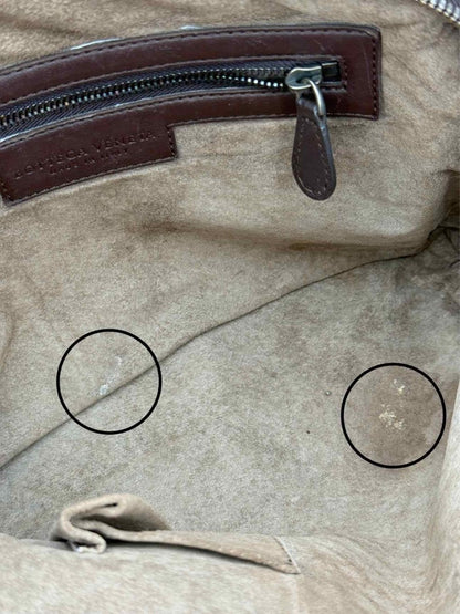 Pre - loved BOTTEGA VENETA Brown Latticing Crossbody at Reems Closet