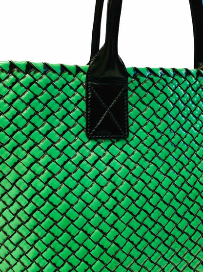 Pre - loved BOTTEGA VENETA CABAT Green Tote Bag at Reems Closet