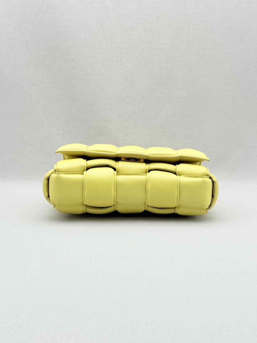 Pre - loved BOTTEGA VENETA Cassette Yellow Shoulder Bag at Reems Closet