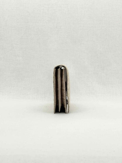 Pre - loved BOTTEGA VENETA Envelope Beige Clutch at Reems Closet