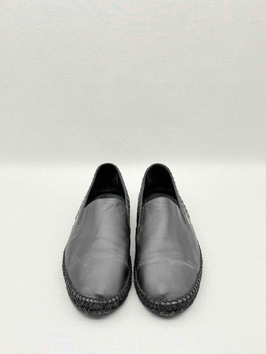 Pre - loved BOTTEGA VENETA Intrecciato Black Size EU 46 Flats at Reems Closet