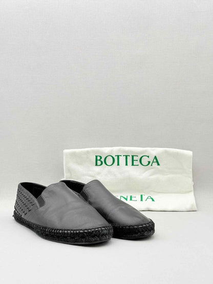 Pre - loved BOTTEGA VENETA Intrecciato Black Size EU 46 Flats at Reems Closet
