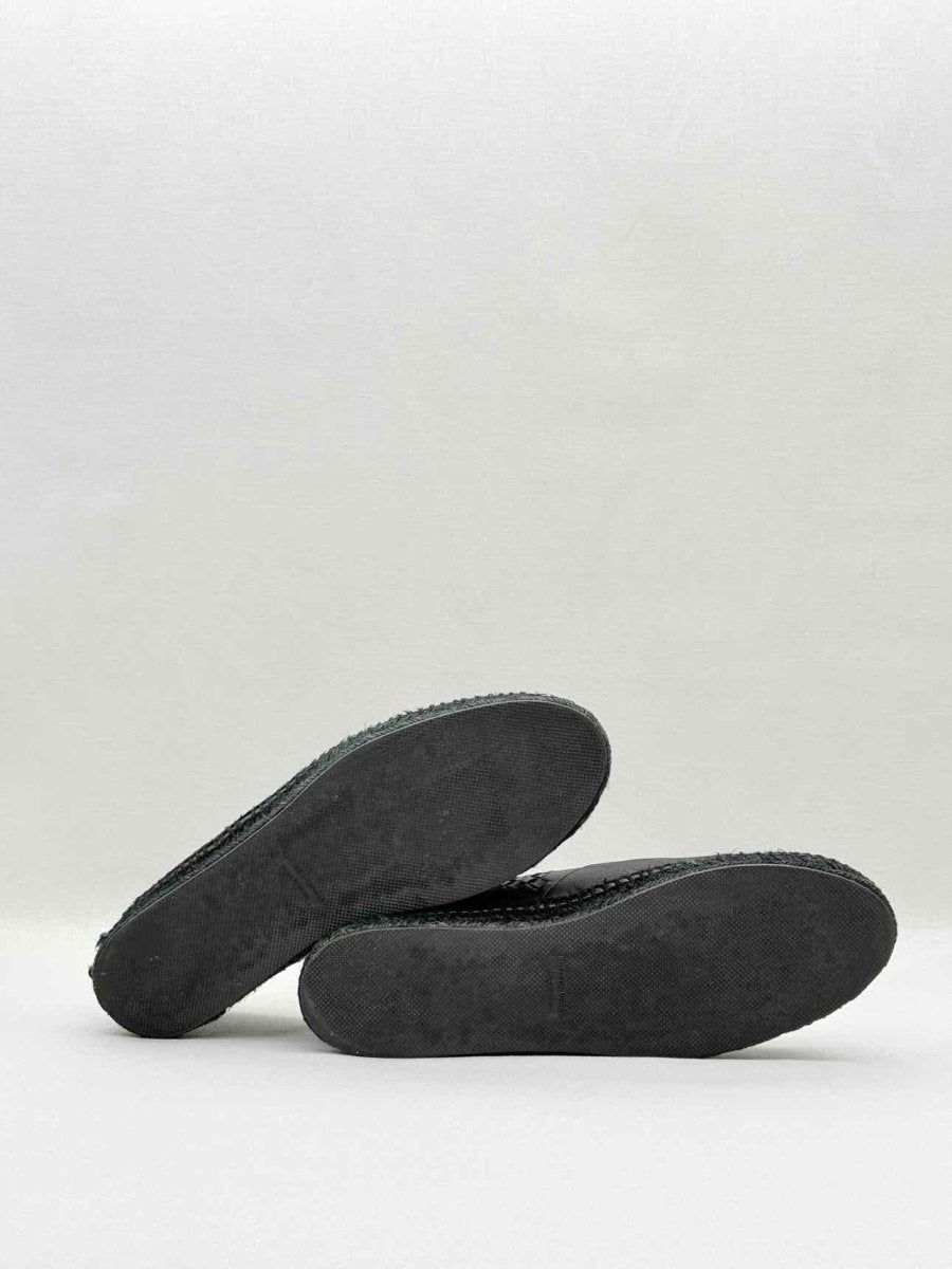 Pre - loved BOTTEGA VENETA Intrecciato Black Size EU 46 Flats at Reems Closet