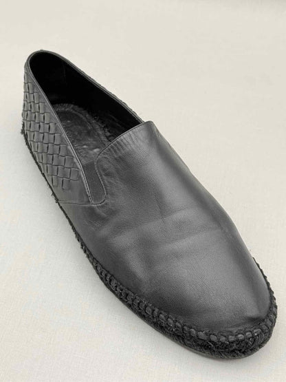 Pre - loved BOTTEGA VENETA Intrecciato Black Size EU 46 Flats at Reems Closet