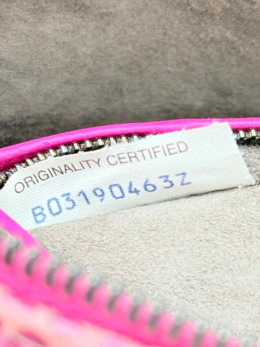 Pre - loved BOTTEGA VENETA Intrecciato Fuchsia Crossbody at Reems Closet