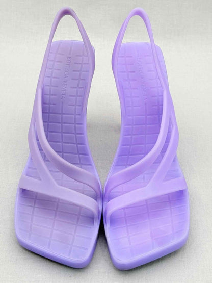 Pre - loved BOTTEGA VENETA Jimbo Purple Size EU 41 Heeled Sandals at Reems Closet