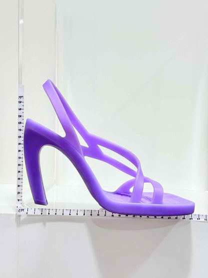 Pre - loved BOTTEGA VENETA Jimbo Purple Size EU 41 Heeled Sandals at Reems Closet