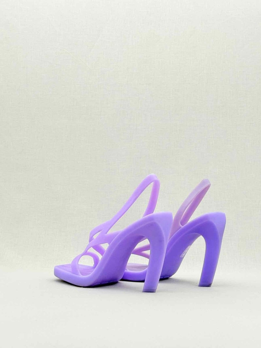 Pre - loved BOTTEGA VENETA Jimbo Purple Size EU 41 Heeled Sandals at Reems Closet