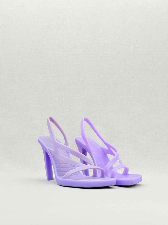 Pre - loved BOTTEGA VENETA Jimbo Purple Size EU 41 Heeled Sandals at Reems Closet