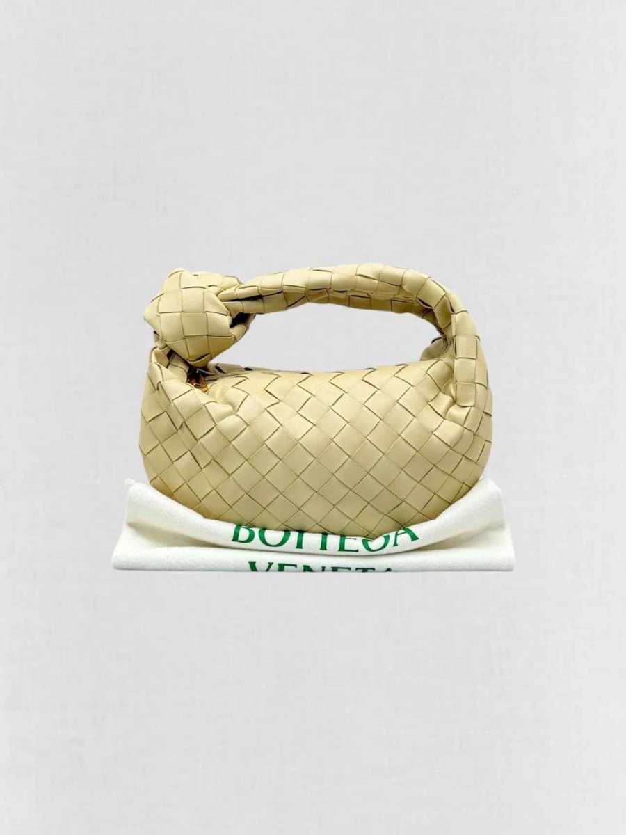 Pre - loved BOTTEGA VENETA Jodie Beige Intrecciato Hobo bag at Reems Closet
