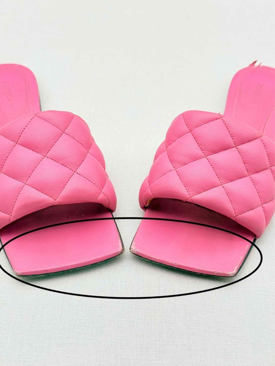 Pre - loved BOTTEGA VENETA Pink Size EU 36.5 Flat Shoes at Reems Closet