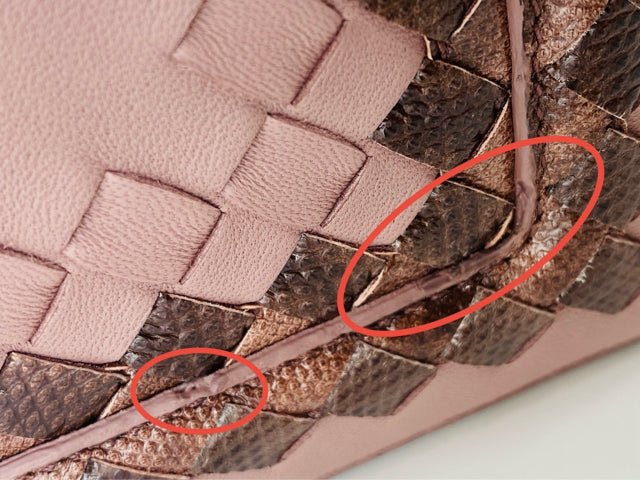 Pre - loved BOTTEGA VENETA Pink Woven Shoulder Bag at Reems Closet