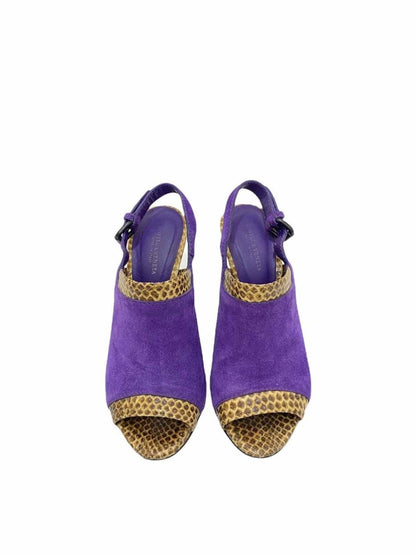 Pre - loved BOTTEGA VENETA Purple Slingbacks at Reems Closet