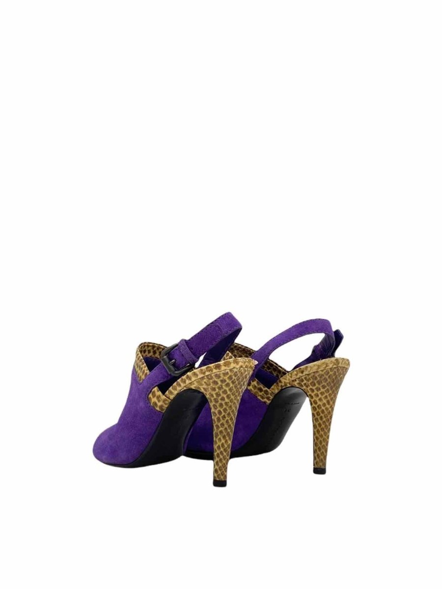 Pre - loved BOTTEGA VENETA Purple Slingbacks at Reems Closet