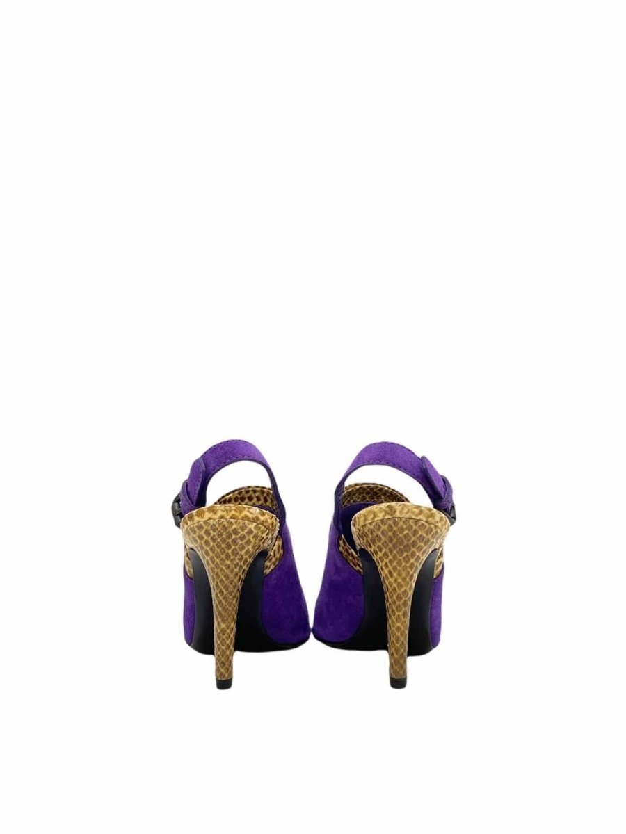 Pre - loved BOTTEGA VENETA Purple Slingbacks at Reems Closet