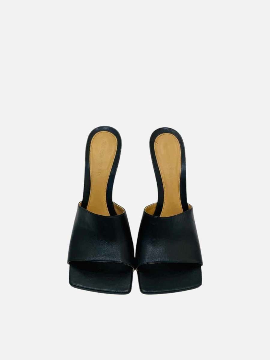 Pre - loved BOTTEGA VENETA Stretch Black Size EU 39 Mules at Reems Closet