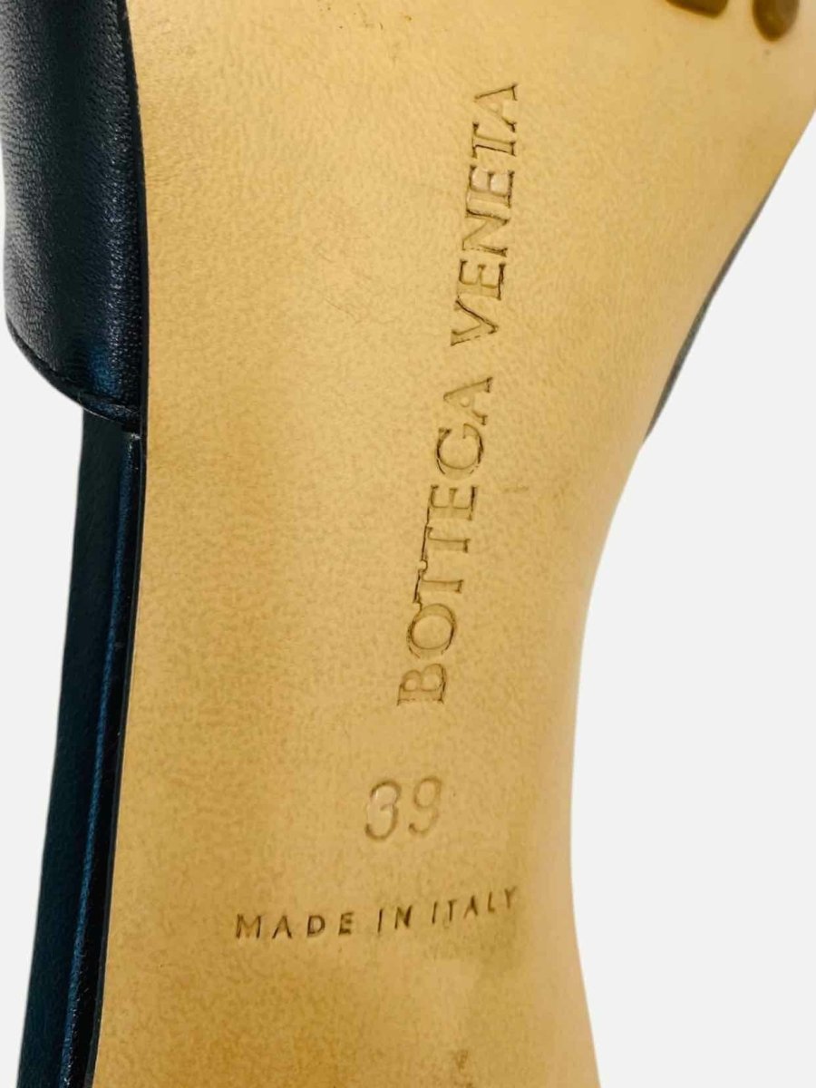 Pre - loved BOTTEGA VENETA Stretch Black Size EU 39 Mules at Reems Closet