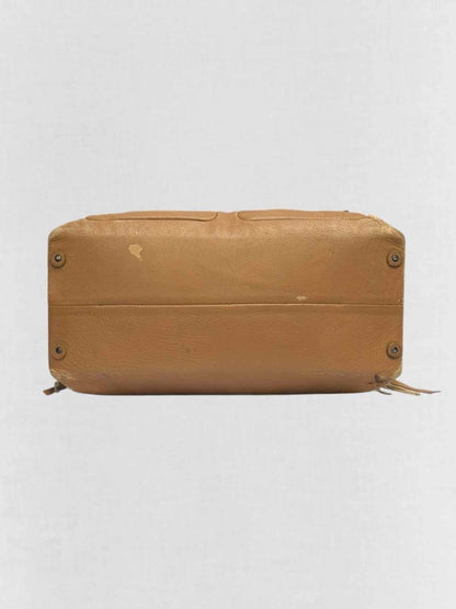 Pre - loved BOTTEGA VENETA Tan Shoulder Bag at Reems Closet