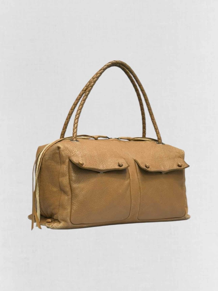 Pre - loved BOTTEGA VENETA Tan Shoulder Bag at Reems Closet