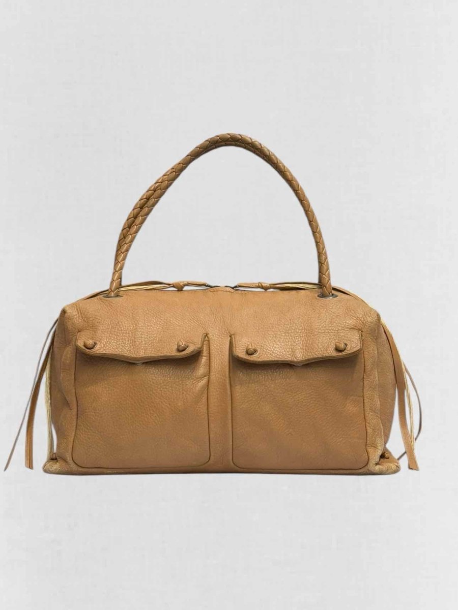 Pre - loved BOTTEGA VENETA Tan Shoulder Bag at Reems Closet