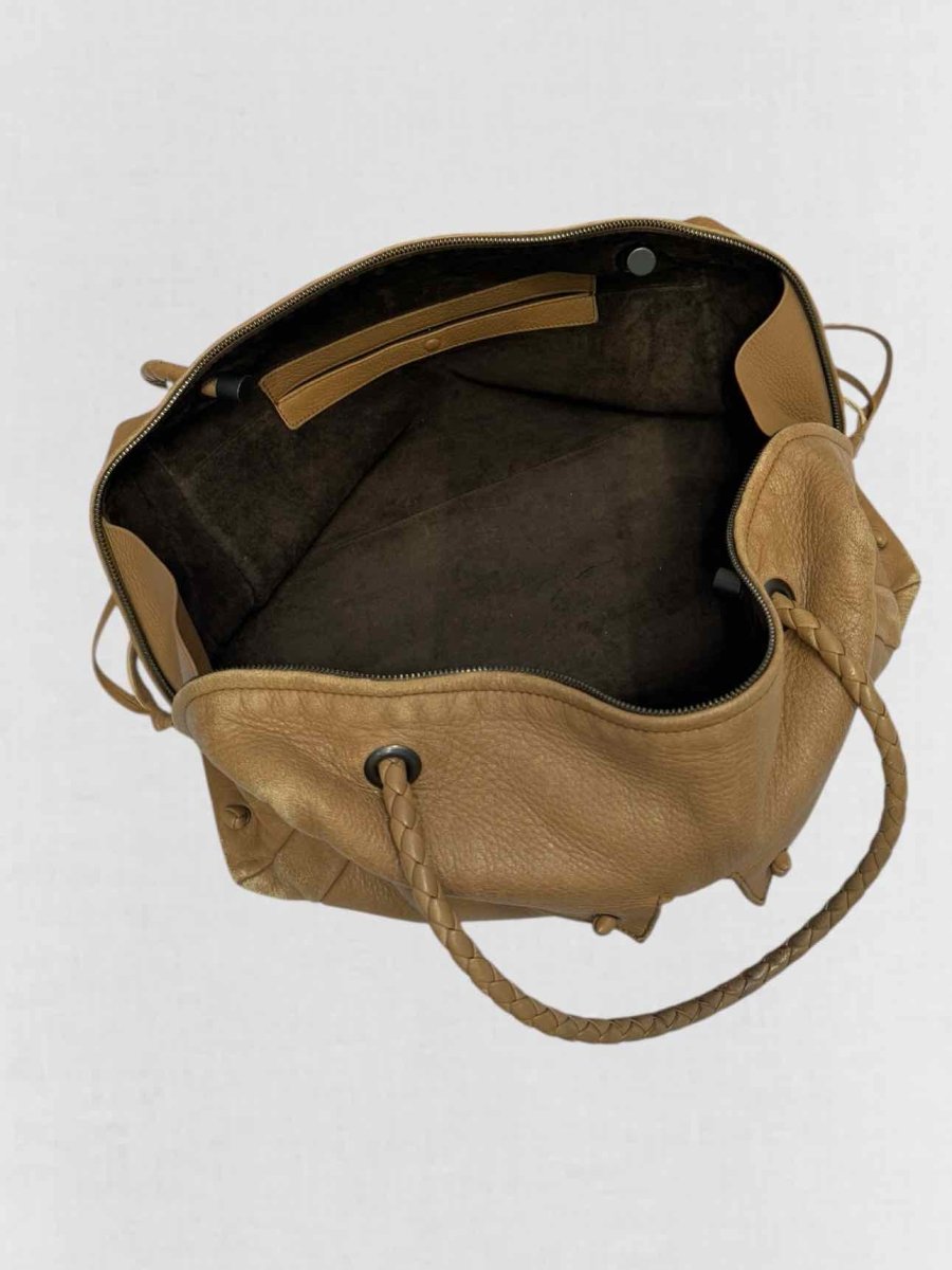 Pre - loved BOTTEGA VENETA Tan Shoulder Bag at Reems Closet