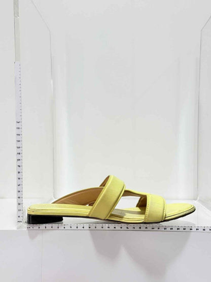 Pre-loved BOTTEGA VENETA The Band Yellow Size EU 40 Sandals at Reems Closet