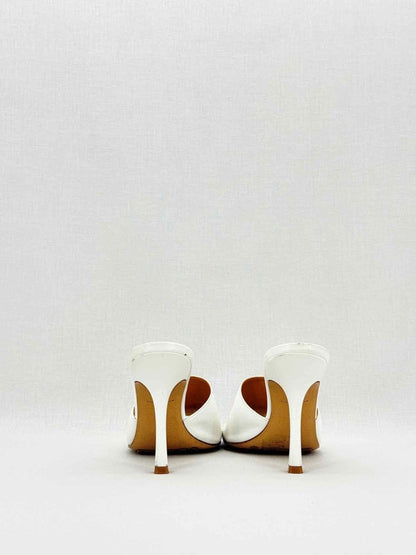 Pre - loved BOTTEGA VENETA White Size EU 39 Heeled Sandals at Reems Closet