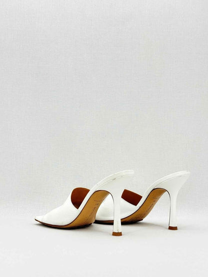 Pre - loved BOTTEGA VENETA White Size EU 39 Heeled Sandals at Reems Closet
