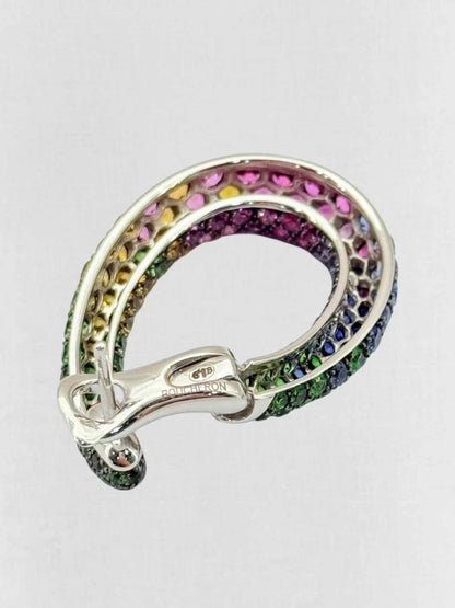 Pre - loved BOUCHERON Chameleon Hoop Earrings at Reems Closet